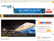 Tablet Screenshot of bangaloreaviation.com